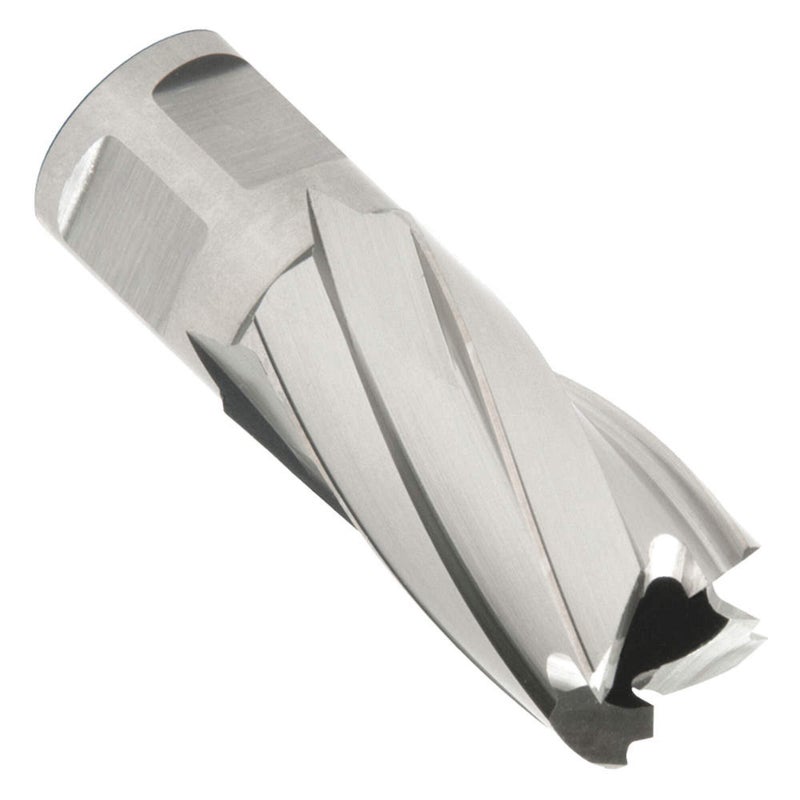 Hougen 12124 3/4 Inch Diameter x 1 Inch Depth of Cut 12,000 Series High Speed Steel Annular Cutter 3/4 Inch Weldon Shank for Magnetic Drills